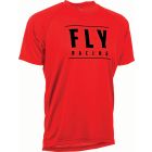 Fly Racing Hemd Action rot-schwarz