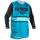 Fly Racing Hemd Kinetic Era blau-schwarz