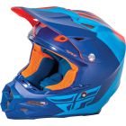 Fly Racing F2 Carbon Helm Pure matt-blau-orange