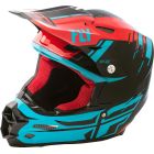 Fly Racing Helm F2 Carbon Mips Forge rot-blau-schwarz