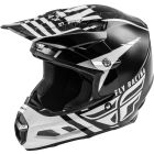 Fly Racing Helm F2 Carbon Mips Granite weiß-schwarz-grau