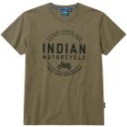 Indian Shirt Herren Im Block Logo khaki