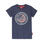 Indian T-Shirt Kids USA Flag Logo navy M