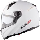 LS2 Helm Single Mono gloss weiß