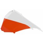 Polisport Airbox Abdeckung weiß-orange