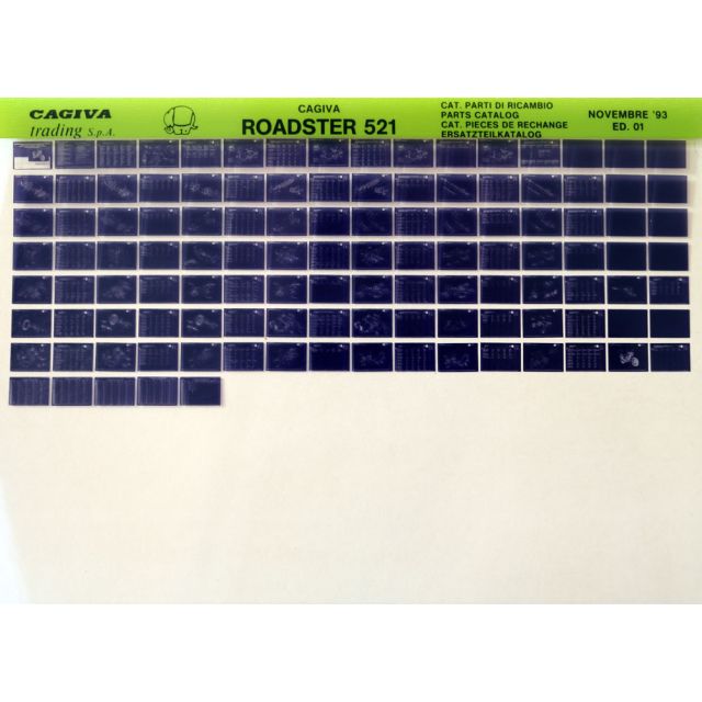 CAGIVA Microfich Ersatzteilkatalog Roadster 521
