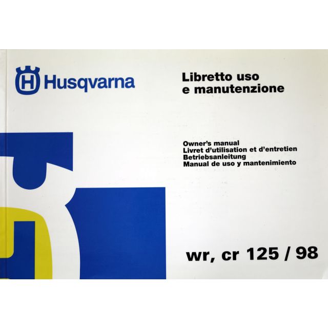 HUSQVARNA Bedienungsanleitung WR CR 125 98