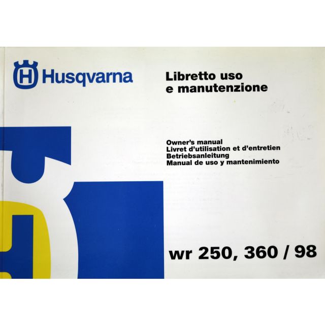HUSQVARNA Bedienungsanleitung WR 250 360 98