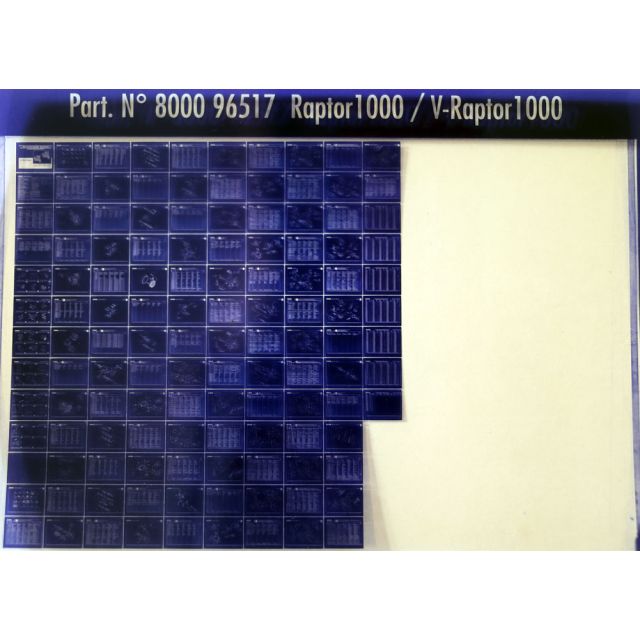 CAGIVA Microfich Ersatzteilkatalog Raptor 1000