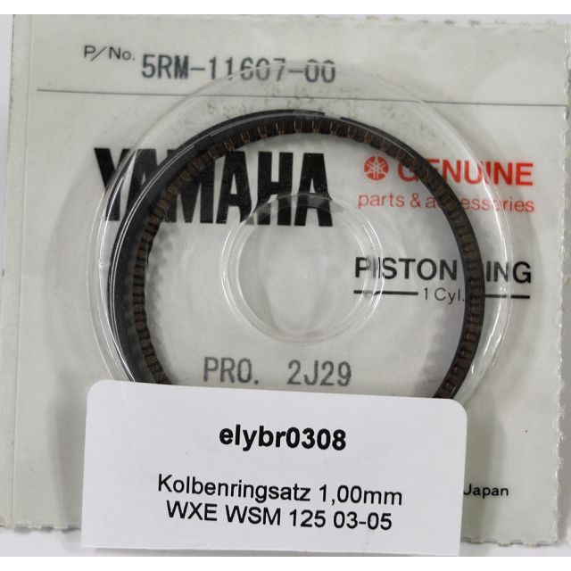 Kolbenringsatz 1,00mm WXE WSM 125 03-05