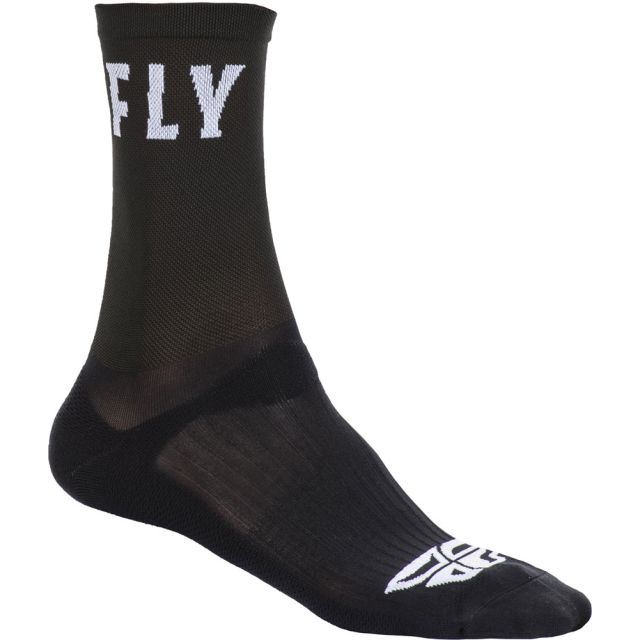 Fly Racing Socken Crew schwarz