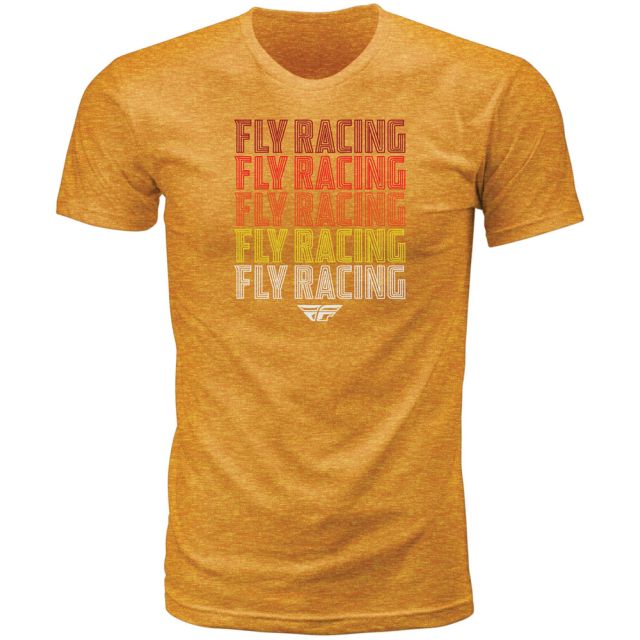 Fly Racing T-Shirt Nostalgia mustard-heather