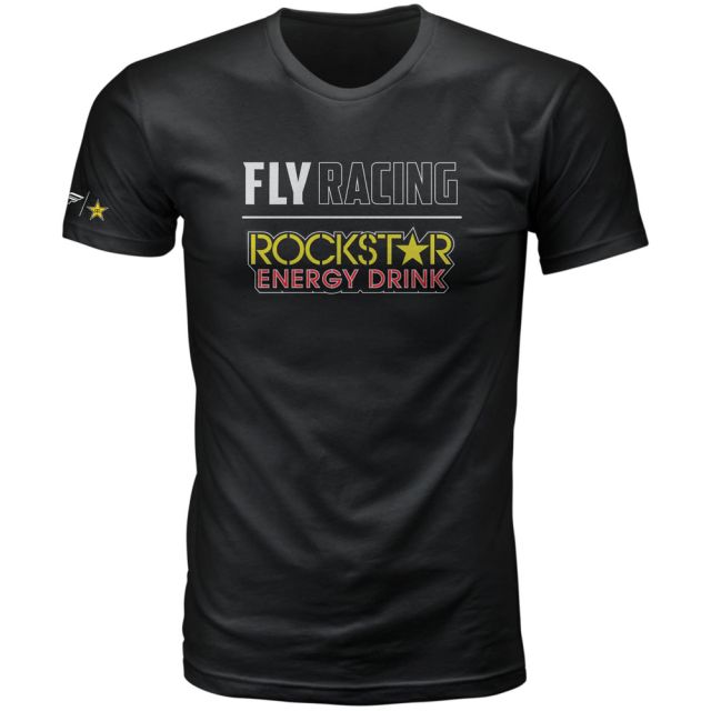 Fly Racing T-Shirt Rockstar Logo schwarz
