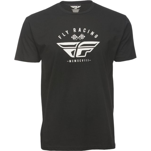 Fly Racing T-Shirt Patriarch schwarz