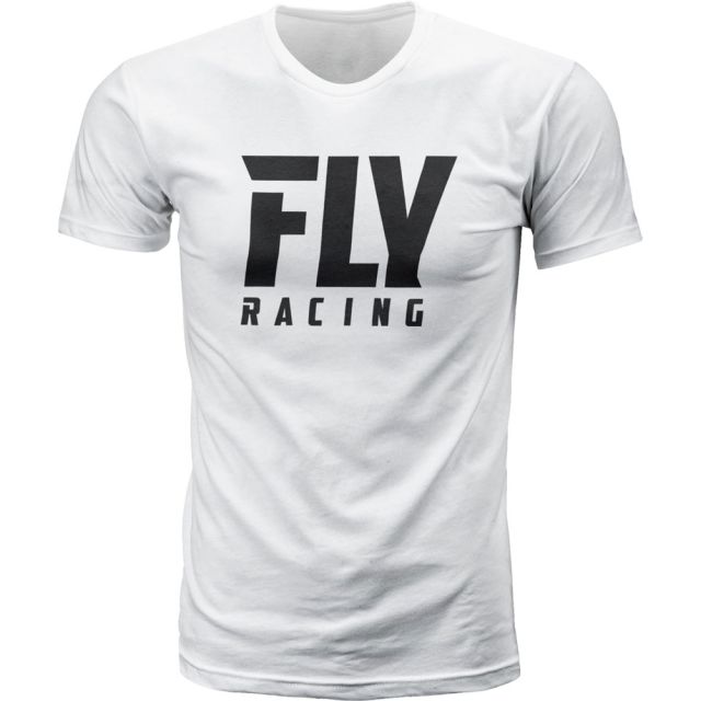 Fly Racing T-Shirt Fly Logo weiß