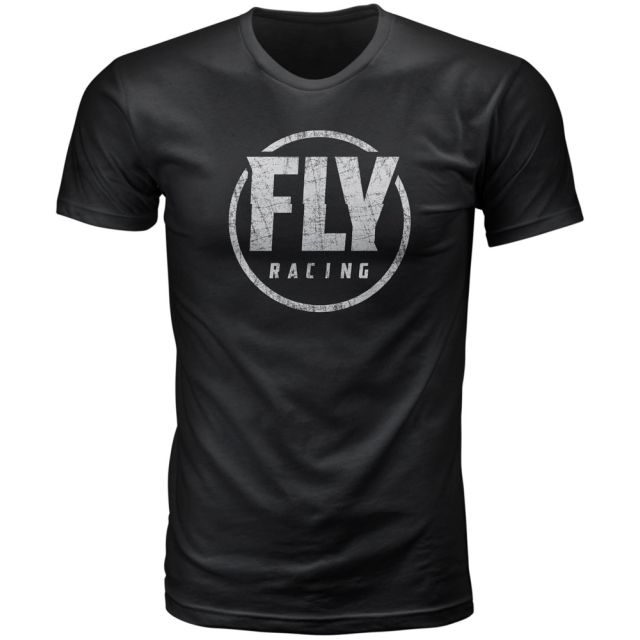 Fly Racing T-Shirt Coaster schwarz