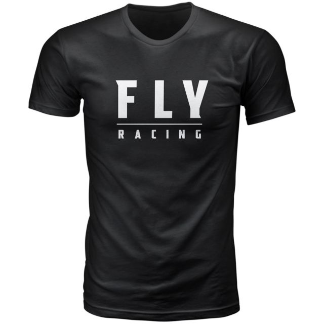 Fly Racing T-Shirt Logo schwarz