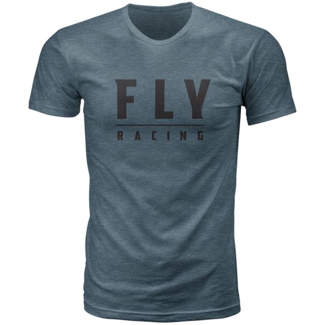 Fly Racing T-Shirt Fly Logo indigo