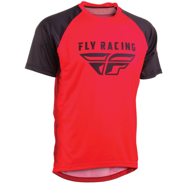 Fly Racing Hemd Super D rot-schwarz