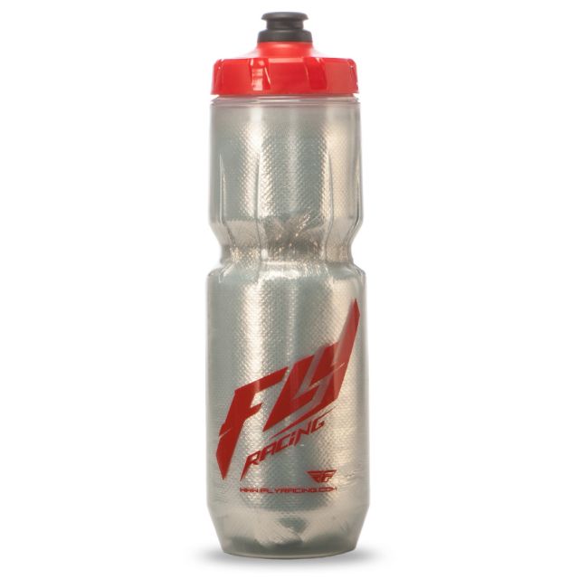 Fly Racing Flasche Elite silber-rot 0.680l
