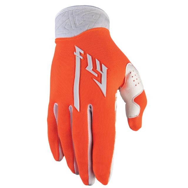 Fly Racing Handschuhe Lite Pro orange-weiß