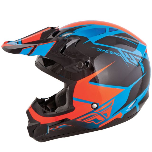 Fly Racing Helm Kinetic Impulse blau-sw-orange