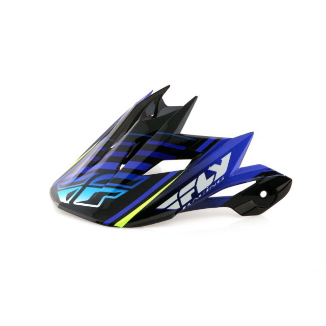 Fly Racing Helmschild Default schwarz-blau
