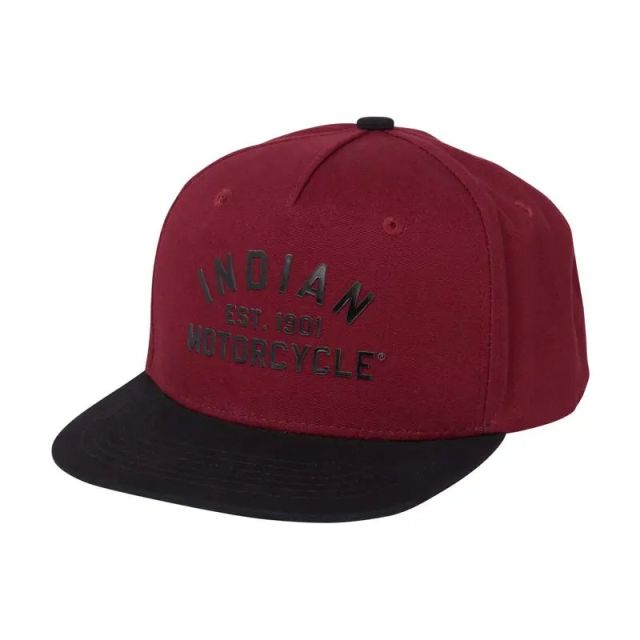 Indian Cap Port and Black Logo Fla Pea one size