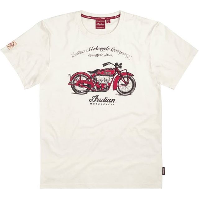 Indian Shirt Herren 1920 Scout Bike weiß