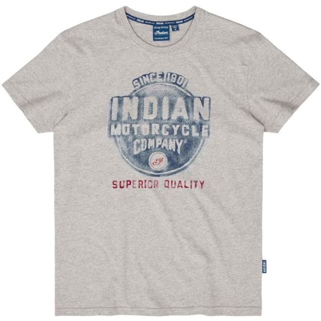 Indian Shirt Herren Watercolor grau
