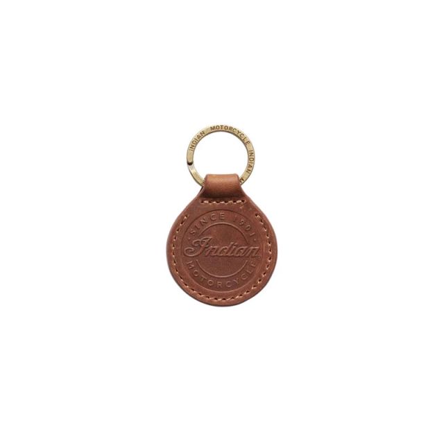 Indian Schlüsselanhänger Circle Leather braun
