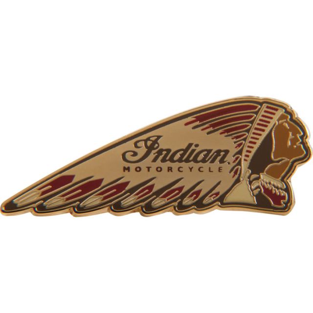 Indian Anstecknadel Indianerkopf Mehrfarbig 4,1cm