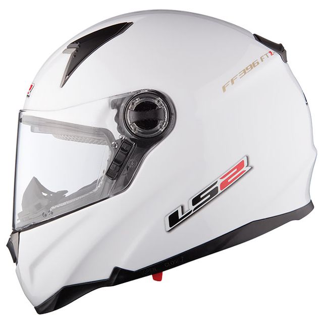 LS2 Helm Single Mono gloss weiß