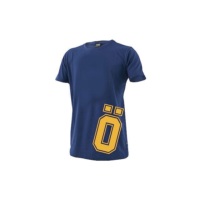 Öhlins T-Shirt Ö blue-yellow print