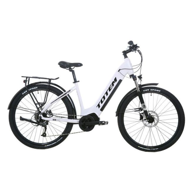 TOTEM City E-Bike Delta weiß 18"/45 cm