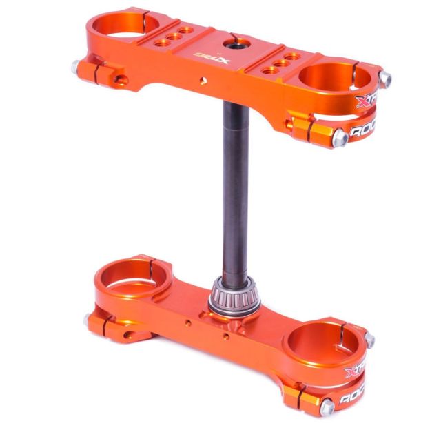 Xtrig Gabelbrücken-Kit ROCS Tech Offset 22 orange M12